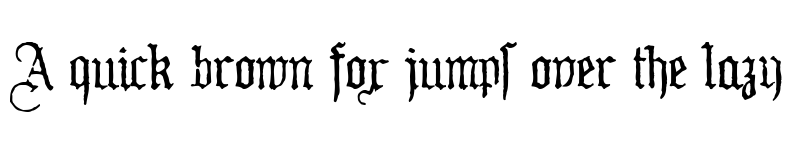 Preview of WW2Blackletter HPLHS font