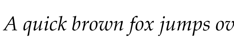 Preview of XB Kayhan Italic font