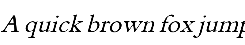 Preview of XB Sols Italic font