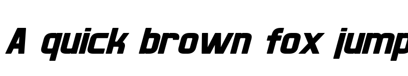 Preview of XBall Italic font