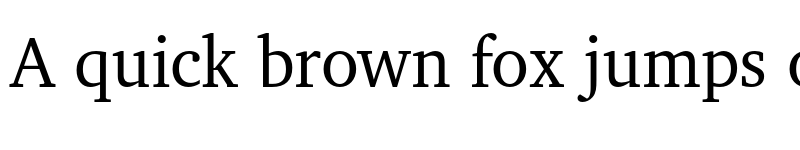 Preview of XCharter Roman font