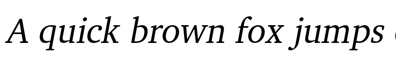 Preview of XCharter Slanted font