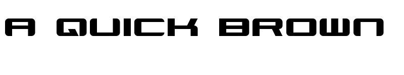 Preview of Xenotron Broadstroke Normal font