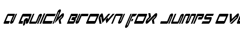 Preview of Xephyr Condensed Italic Condensed Italic font