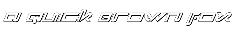 Preview of Xephyr Shadow Italic Shadow Italic font