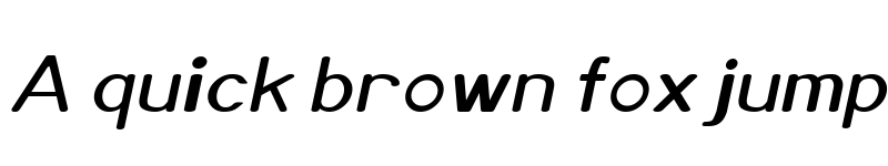 Preview of Xero Thin Italic font