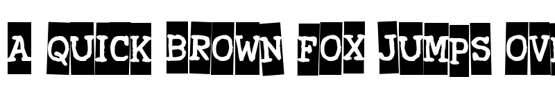 Preview of Xerography Regular font