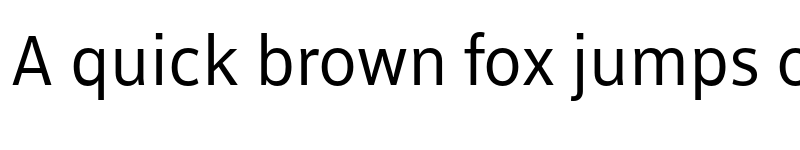 Preview of XFINITY MStandard Regular font