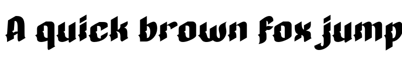 Preview of XIKAS Regular font