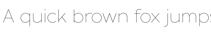 Preview of XXII Geom DEMO Thin font