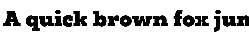 Preview of XXII Geom Slab DEMO Black font