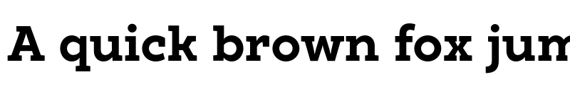 Preview of XXII Geom Slab DEMO Bold font