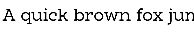 Preview of XXII Geom Slab Regular font