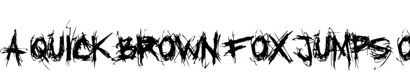 Preview of XXII SCRATCH Regular font