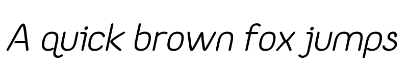 Preview of Yaahowu Italic Italic font