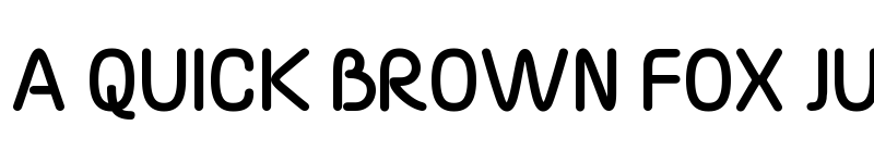 Preview of Yaahowu Thick Regular font