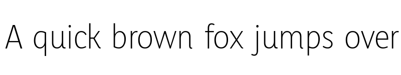 Preview of Yaldevi Colombo ExtraLight font