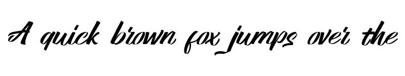 Preview of Yambag Italic font