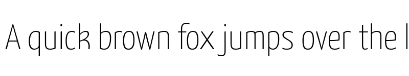 Preview of Yanone Kaffeesatz Thin font