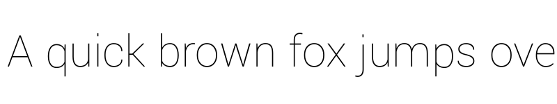 Preview of Yantramanav Thin font