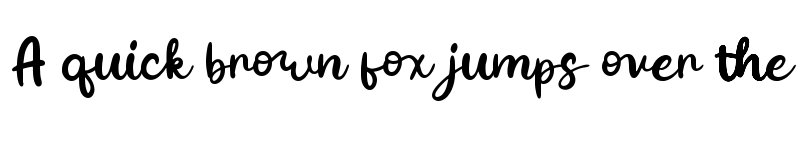 Preview of Yasminda Regular font