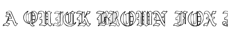 Preview of Ye Old Shire Outline Regular font