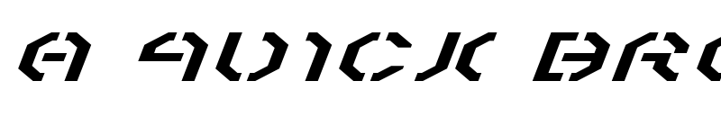 Preview of Year 3000 Expanded Italic Expanded Italic font