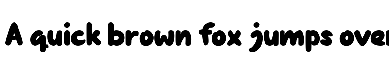 Preview of Yellow Candy Regular font