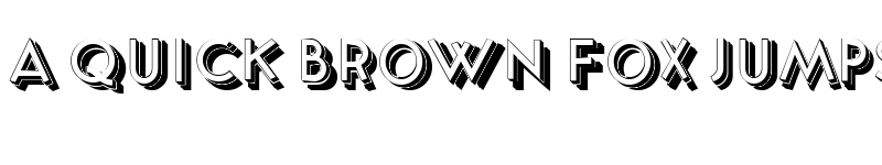 Preview of Yellowed 3D Regular font