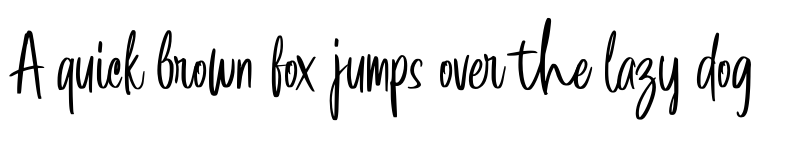 Preview of Yesterday Morning PERSONAL Regular font