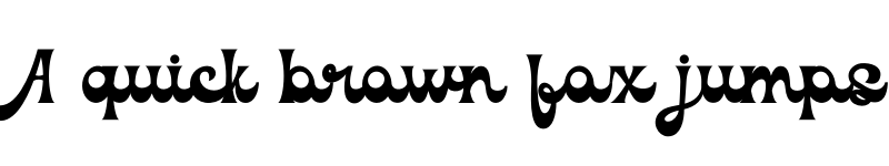 Preview of Yesterday Time Regular font