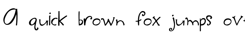 Preview of Yippy Regular font