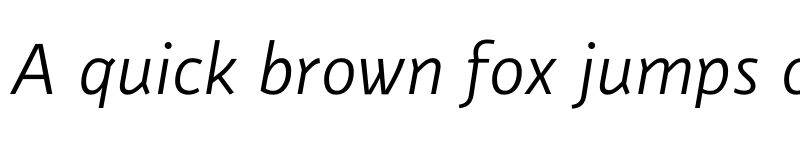 Preview of Yle Italic font