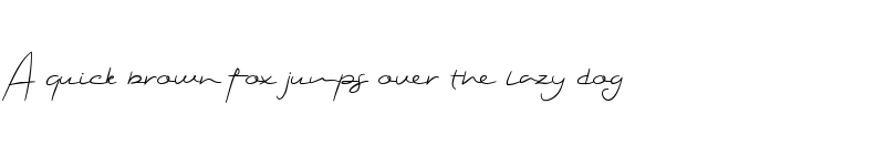 Preview of Yola Etalia Handwritten font