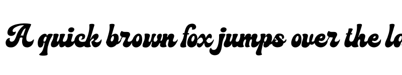 Preview of Yolien Regular font