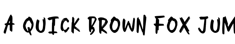 Preview of You Are Scared Regular font