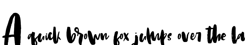 Preview of you are stranger Regular font