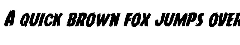 Preview of Young Frankenstein Expanded Italic Expanded Italic font