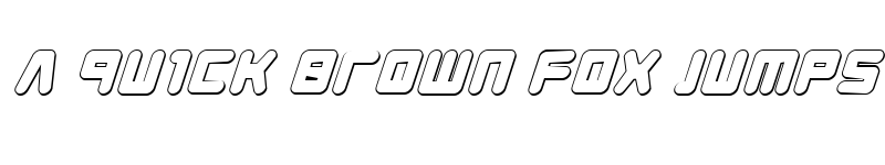 Preview of Young Techs 3D Italic Italic font