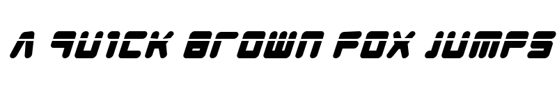 Preview of Young Techs Laser Italic Italic font