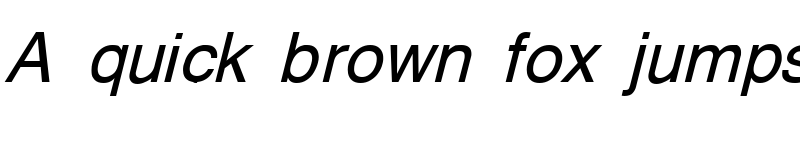 Preview of Yoxall Italic font