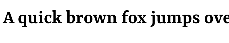 Preview of Yrsa SemiBold font