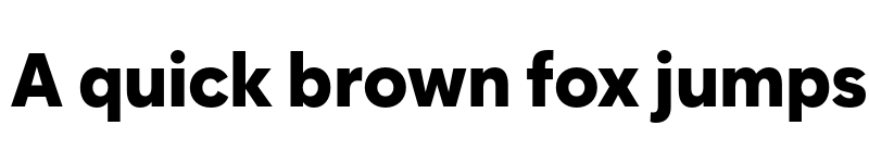 Preview of Zabal DEMO Black font