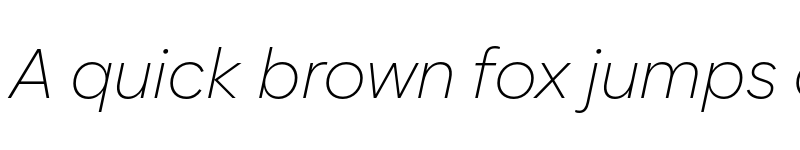 Preview of Zabal DEMO ExtraLight Italic font