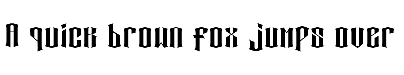 Preview of Zabur Regular font