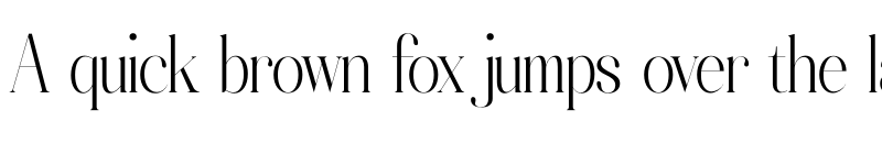 Preview of Zackerman Regular font