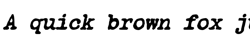 Preview of zai Courier Polski 1941 italic Regular font