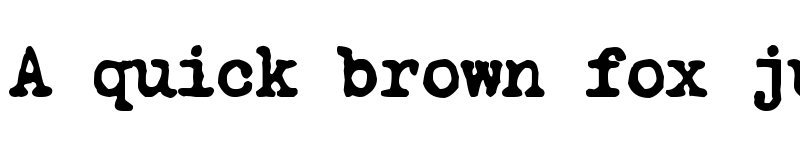 Preview of zai Courier Polski 1941 Regular font