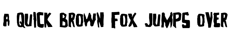 Preview of Zakenstein Expanded Expanded font