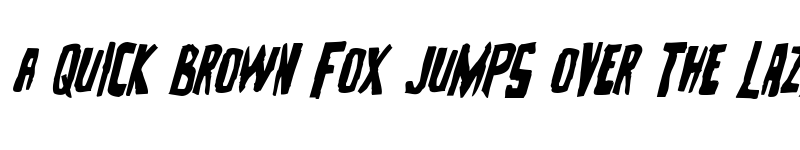 Preview of Zakenstein Italic Italic font